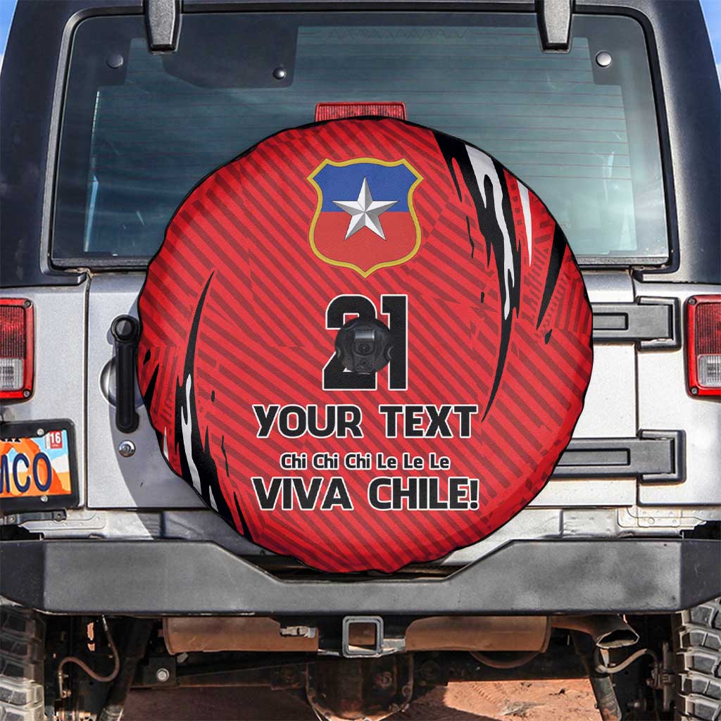 Chile Football Custom Spare Tire Cover Chi Chi Chi Le Le Le Viva Chile
