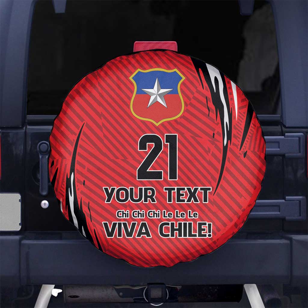 Chile Football Custom Spare Tire Cover Chi Chi Chi Le Le Le Viva Chile