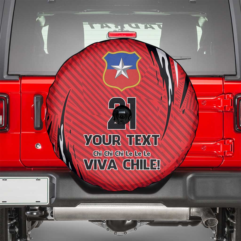 Chile Football Custom Spare Tire Cover Chi Chi Chi Le Le Le Viva Chile