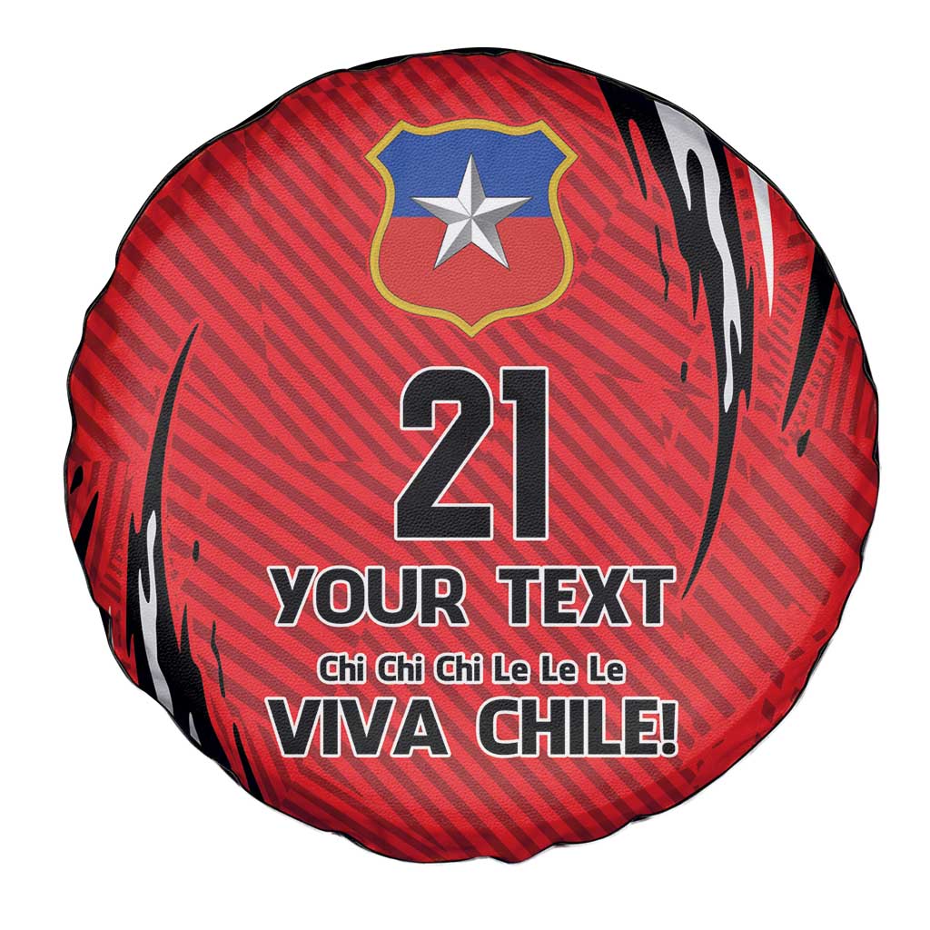 Chile Football Custom Spare Tire Cover Chi Chi Chi Le Le Le Viva Chile