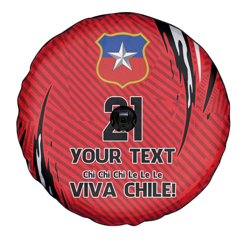 Chile Football Custom Spare Tire Cover Chi Chi Chi Le Le Le Viva Chile