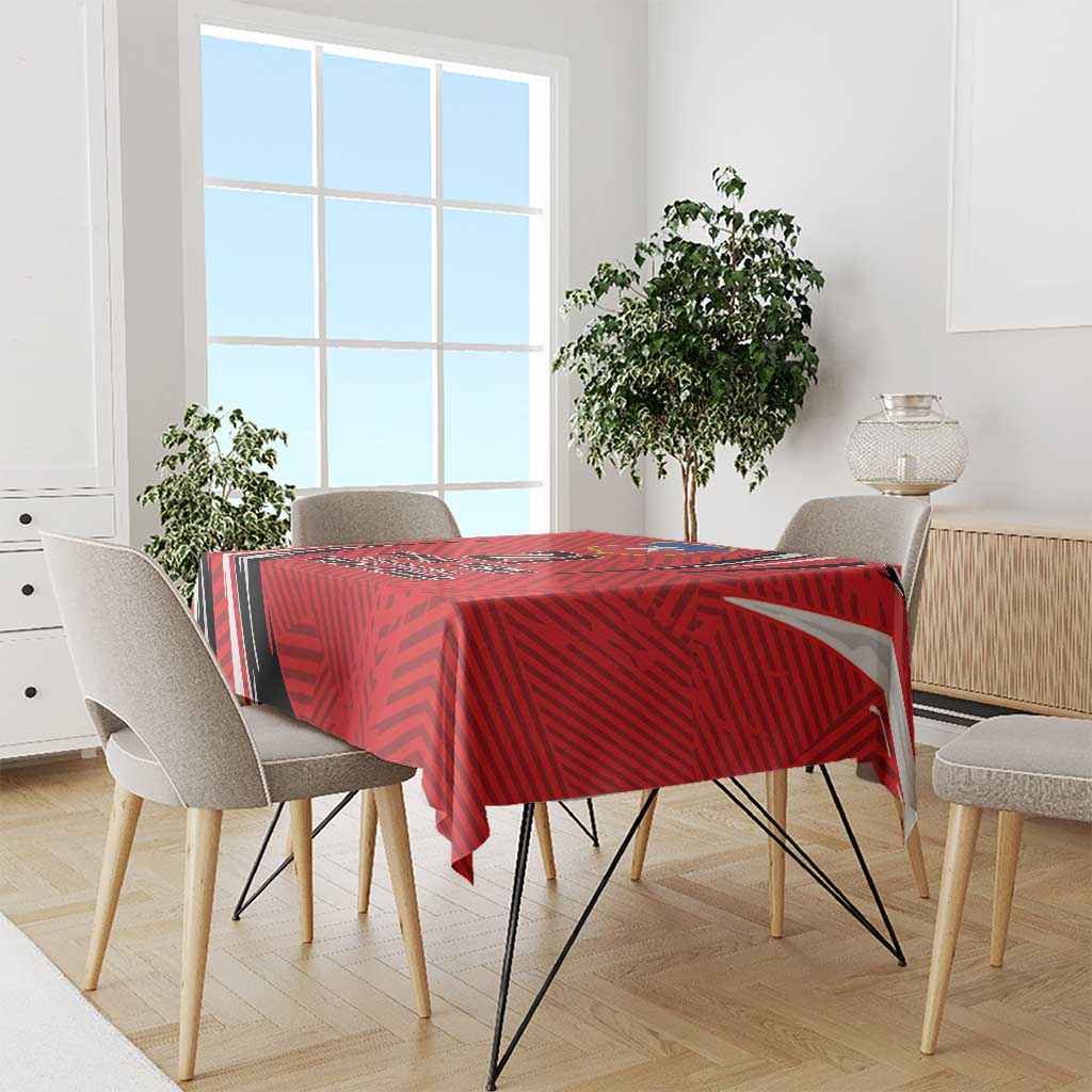 Chile Football Custom Tablecloth Chi Chi Chi Le Le Le Viva Chile