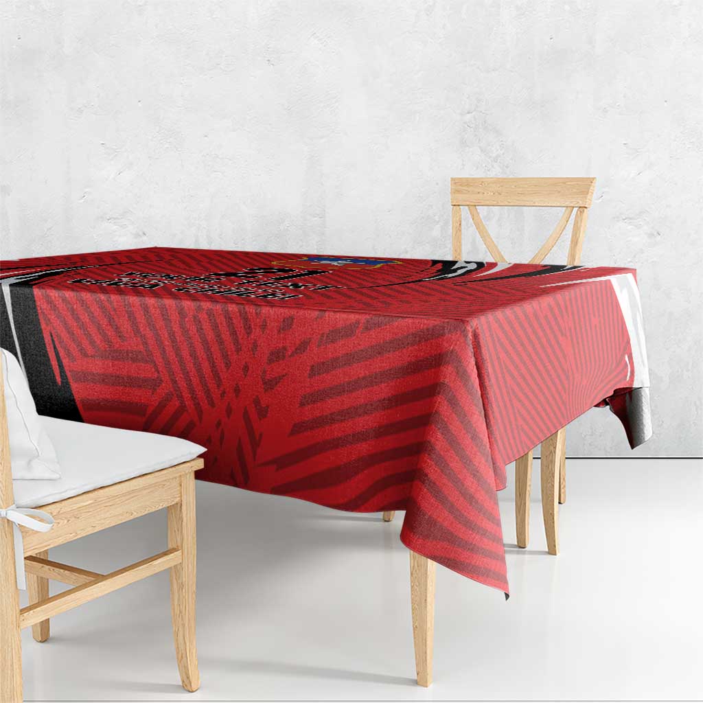 Chile Football Custom Tablecloth Chi Chi Chi Le Le Le Viva Chile