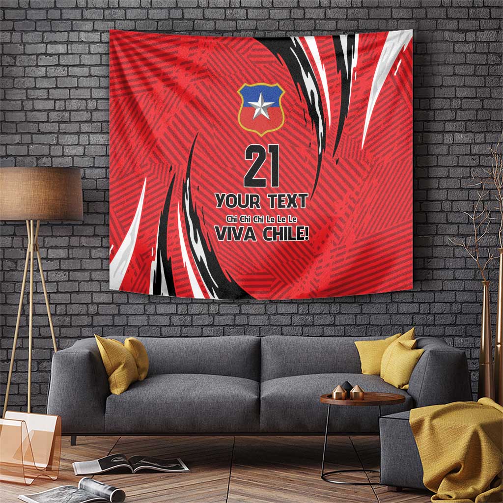 Chile Football Custom Tapestry Chi Chi Chi Le Le Le Viva Chile