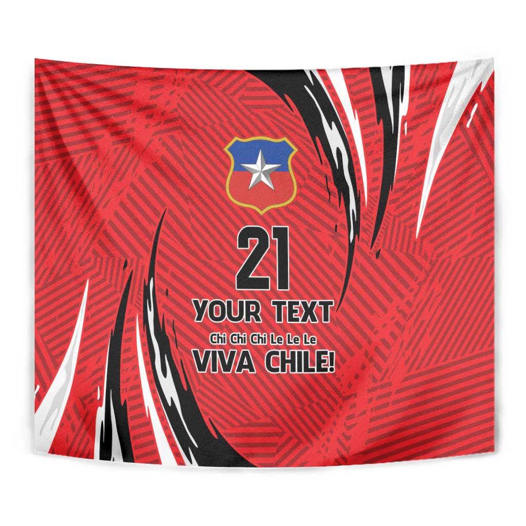 Chile Football Custom Tapestry Chi Chi Chi Le Le Le Viva Chile