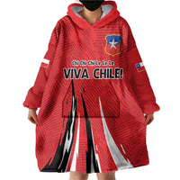 Chile Football Custom Wearable Blanket Hoodie Chi Chi Chi Le Le Le Viva Chile