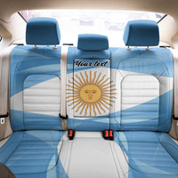 Argentina Flag Day Personalized Back Car Seat Cover Simple Sol de Mayo