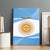 Argentina Flag Day Personalized Canvas Wall Art Simple Sol de Mayo