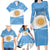 Argentina Flag Day Personalized Family Matching Long Sleeve Bodycon Dress and Hawaiian Shirt Simple Sol de Mayo