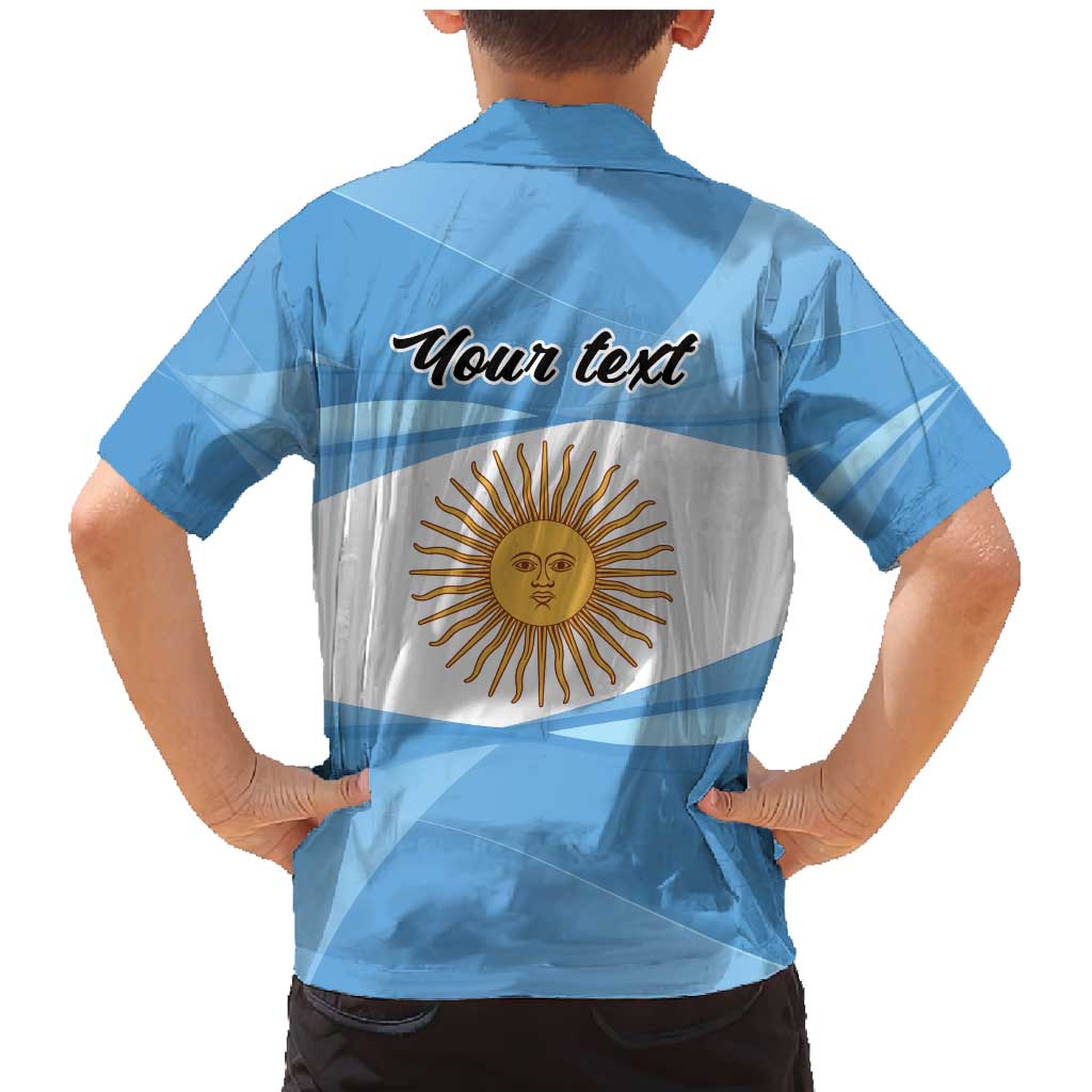 Argentina Flag Day Personalized Family Matching Mermaid Dress and Hawaiian Shirt Simple Sol de Mayo