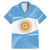 Argentina Flag Day Personalized Family Matching Mermaid Dress and Hawaiian Shirt Simple Sol de Mayo