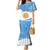 Argentina Flag Day Personalized Family Matching Mermaid Dress and Hawaiian Shirt Simple Sol de Mayo