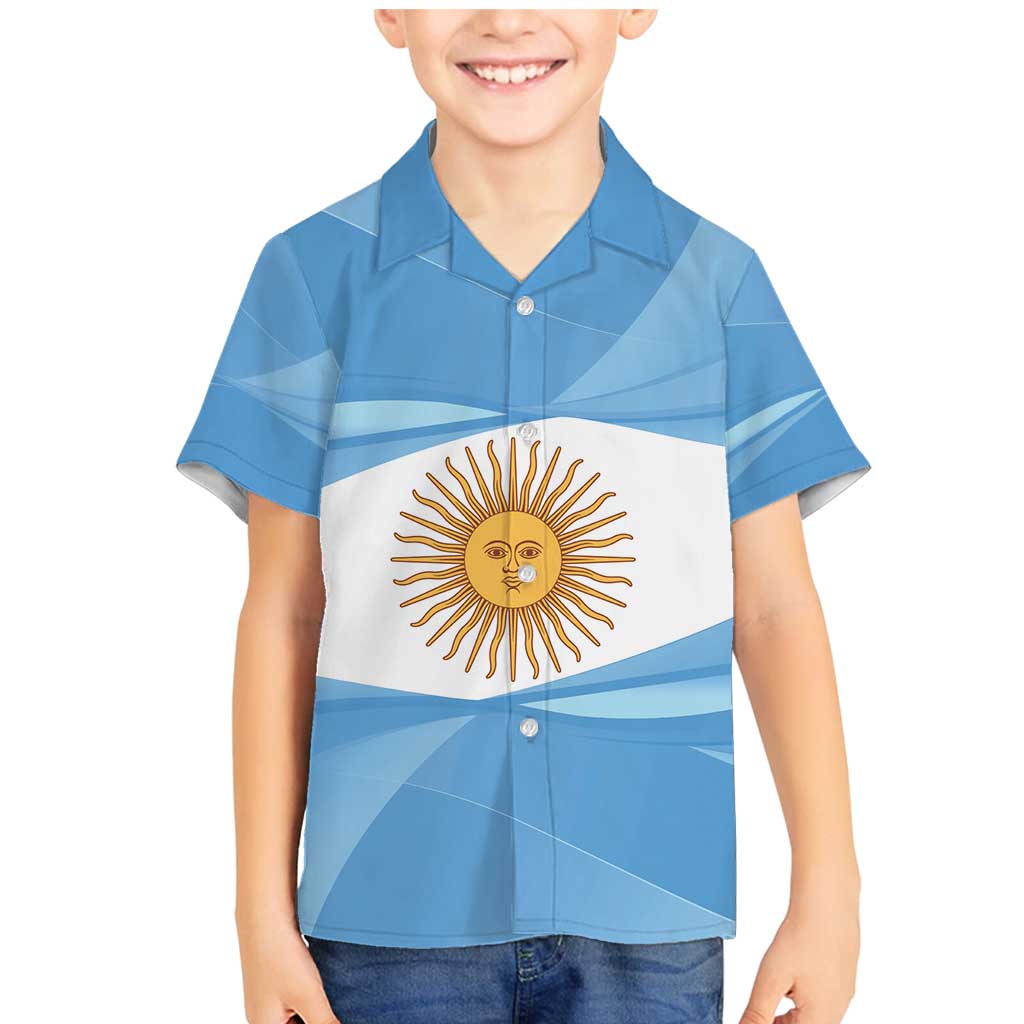 Argentina Flag Day Personalized Family Matching Mermaid Dress and Hawaiian Shirt Simple Sol de Mayo