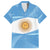 Argentina Flag Day Personalized Family Matching Summer Maxi Dress and Hawaiian Shirt Simple Sol de Mayo