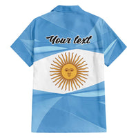 Argentina Flag Day Personalized Family Matching Tank Maxi Dress and Hawaiian Shirt Simple Sol de Mayo