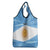 Argentina Flag Day Personalized Grocery Bag Simple Sol de Mayo