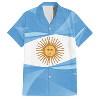 Argentina Flag Day Personalized Hawaiian Shirt Simple Sol de Mayo
