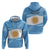 Argentina Flag Day Personalized Hoodie Simple Sol de Mayo