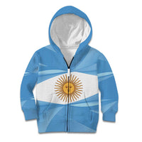 Argentina Flag Day Personalized Kid Hoodie Simple Sol de Mayo