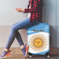 Argentina Flag Day Personalized Luggage Cover Simple Sol de Mayo
