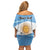 Argentina Flag Day Personalized Off Shoulder Short Dress Simple Sol de Mayo