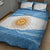 Argentina Flag Day Personalized Quilt Bed Set Simple Sol de Mayo