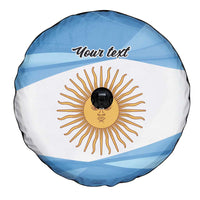 Argentina Flag Day Personalized Spare Tire Cover Simple Sol de Mayo