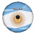 Argentina Flag Day Personalized Spare Tire Cover Simple Sol de Mayo