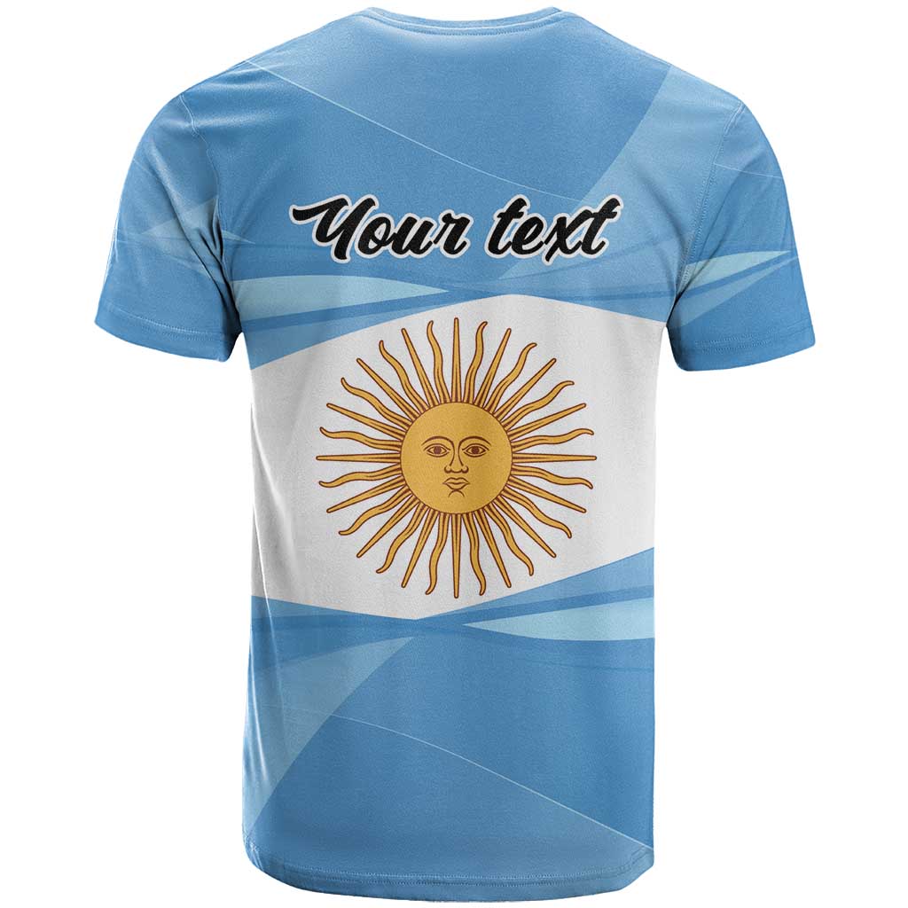 Argentina Flag Day Personalized T Shirt Simple Sol de Mayo