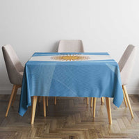 Argentina Flag Day Personalized Tablecloth Simple Sol de Mayo