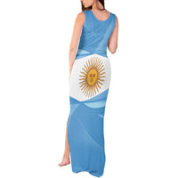Argentina Flag Day Personalized Tank Maxi Dress Simple Sol de Mayo
