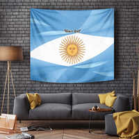 Argentina Flag Day Personalized Tapestry Simple Sol de Mayo