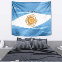 Argentina Flag Day Personalized Tapestry Simple Sol de Mayo