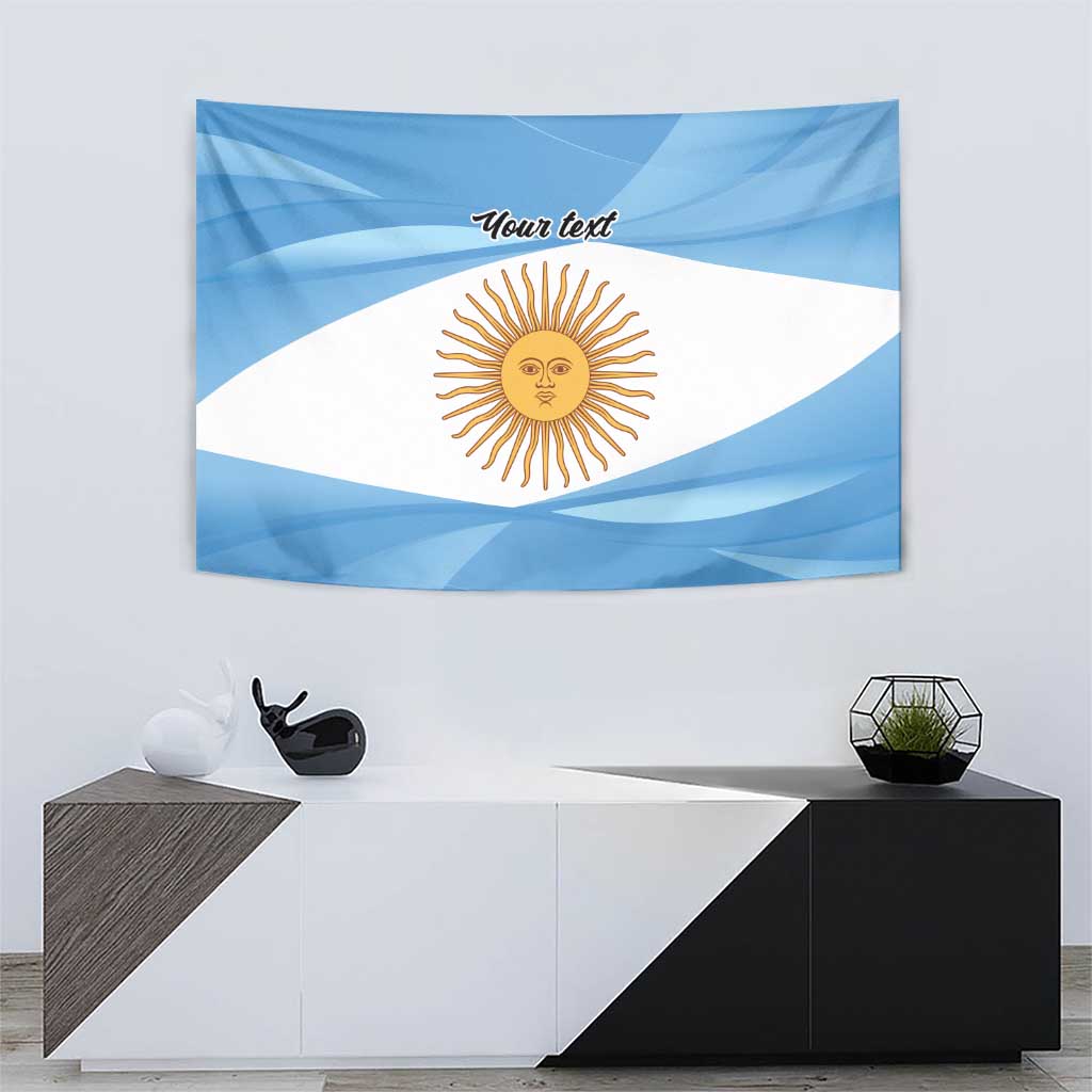 Argentina Flag Day Personalized Tapestry Simple Sol de Mayo