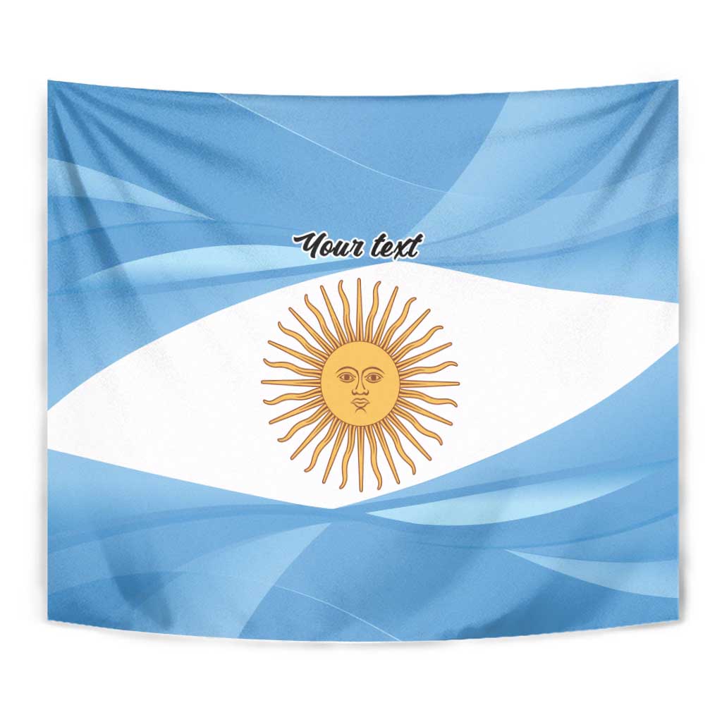 Argentina Flag Day Personalized Tapestry Simple Sol de Mayo