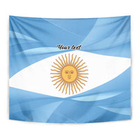 Argentina Flag Day Personalized Tapestry Simple Sol de Mayo