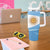 Argentina Flag Day Personalized Tumbler With Handle Simple Sol de Mayo