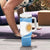 Argentina Flag Day Personalized Tumbler With Handle Simple Sol de Mayo