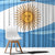 Argentina Flag Day Personalized Window Curtain Simple Sol de Mayo