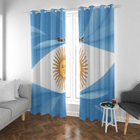 Argentina Flag Day Personalized Window Curtain Simple Sol de Mayo