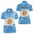 Argentina Flag Day Personalized Women Polo Shirt Simple Sol de Mayo