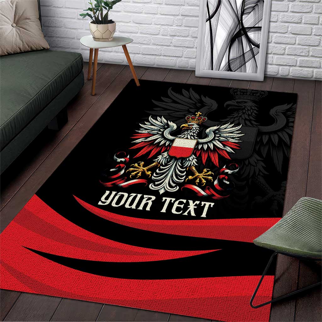 Poland National Flag Day Personalized Area Rug Polsk Eagle Proud to be Poland