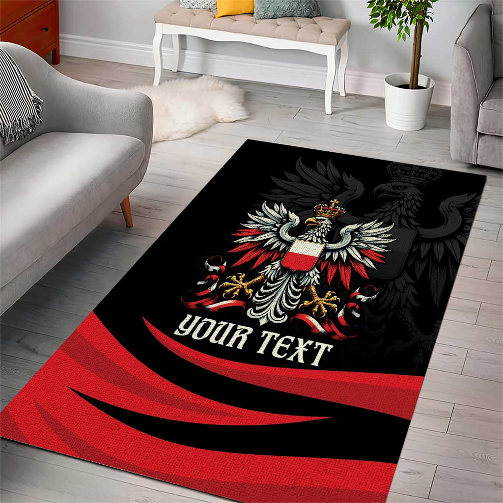 Poland National Flag Day Personalized Area Rug Polsk Eagle Proud to be Poland