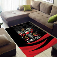 Poland National Flag Day Personalized Area Rug Polsk Eagle Proud to be Poland