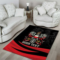 Poland National Flag Day Personalized Area Rug Polsk Eagle Proud to be Poland