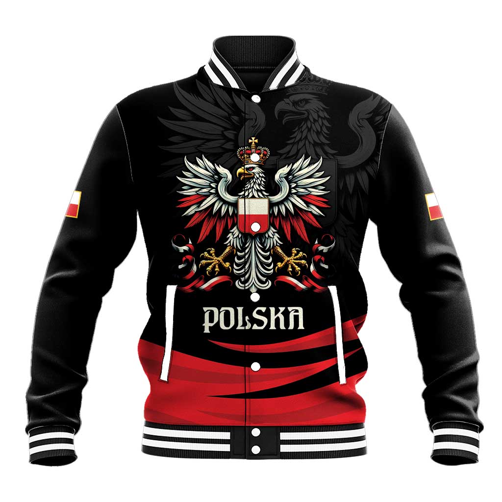Poland National Flag Day Personalized Baseball Jacket Polsk Eagle Proud to be Poland