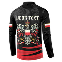 Poland National Flag Day Personalized Button Sweatshirt Polsk Eagle Proud to be Poland