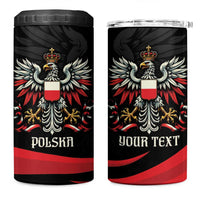 Poland National Flag Day Personalized 4 in 1 Can Cooler Tumbler Polsk Eagle Proud to be Poland