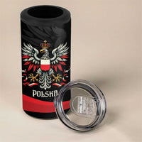 Poland National Flag Day Personalized 4 in 1 Can Cooler Tumbler Polsk Eagle Proud to be Poland