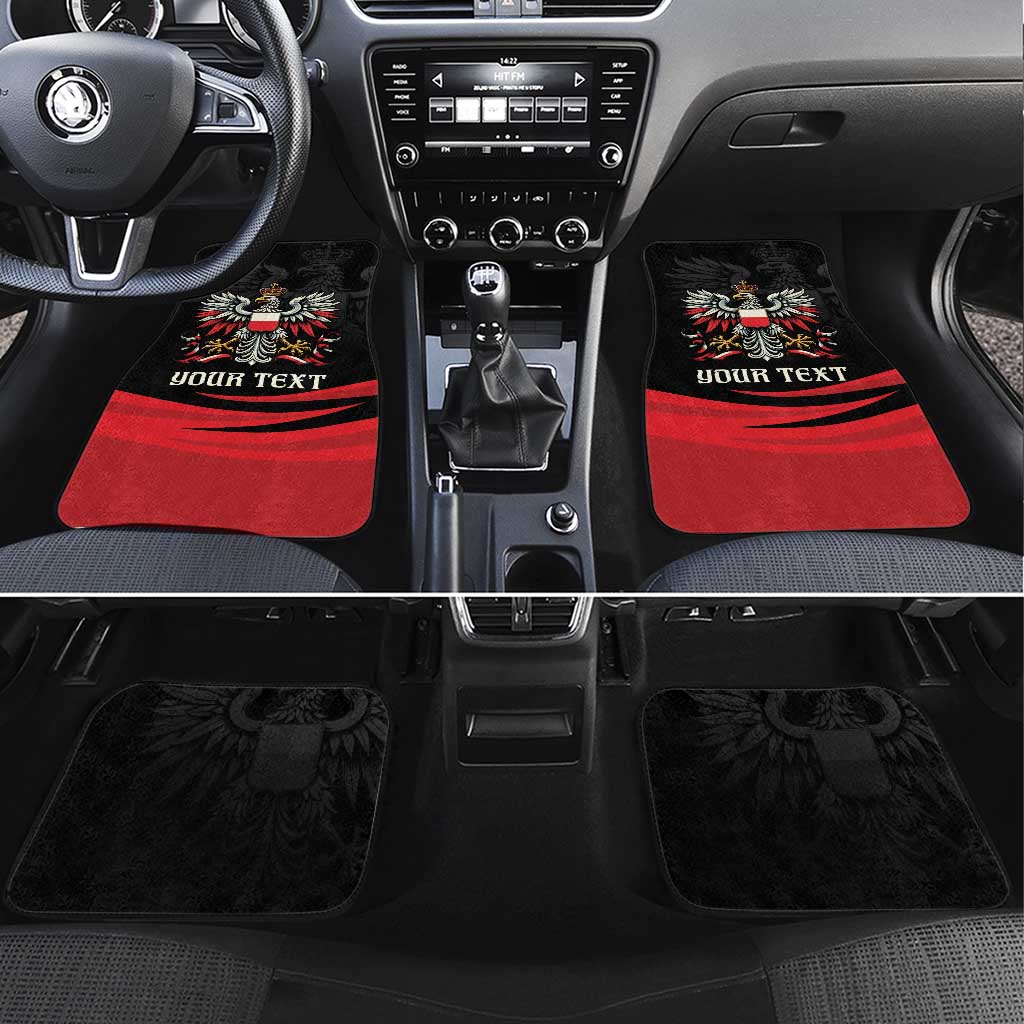 Poland National Flag Day Personalized Car Mats Polsk Eagle Proud to be Poland